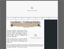 Tablet Screenshot of garbuttsfishinglodge.com